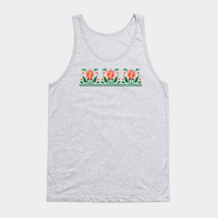 Pinwheel Flowers Tank Top